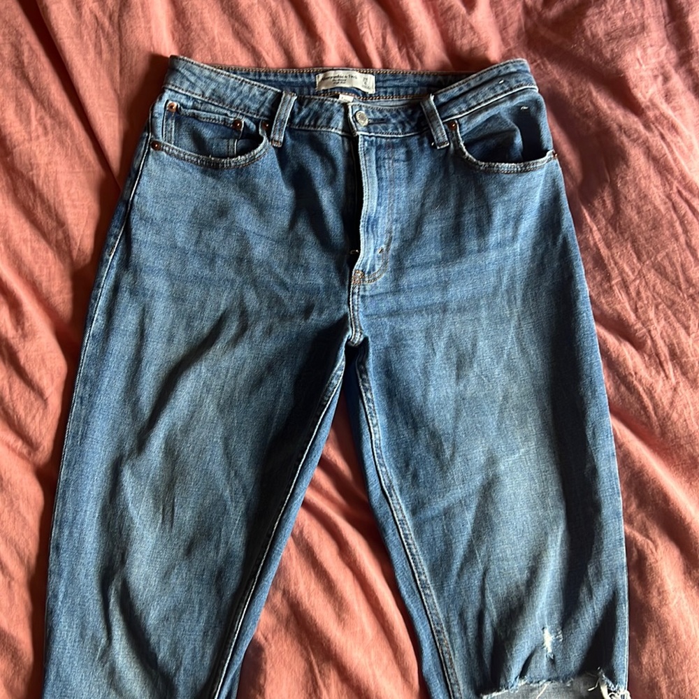 A&F the skinny high rise jeans size 6L